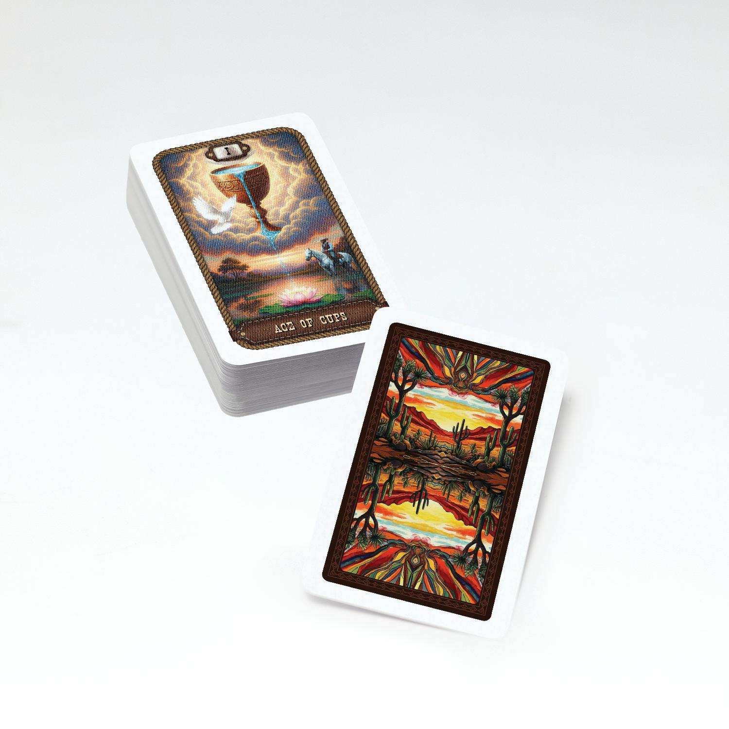 western frontier 78 card tarot deck (2.75" × 4.75")