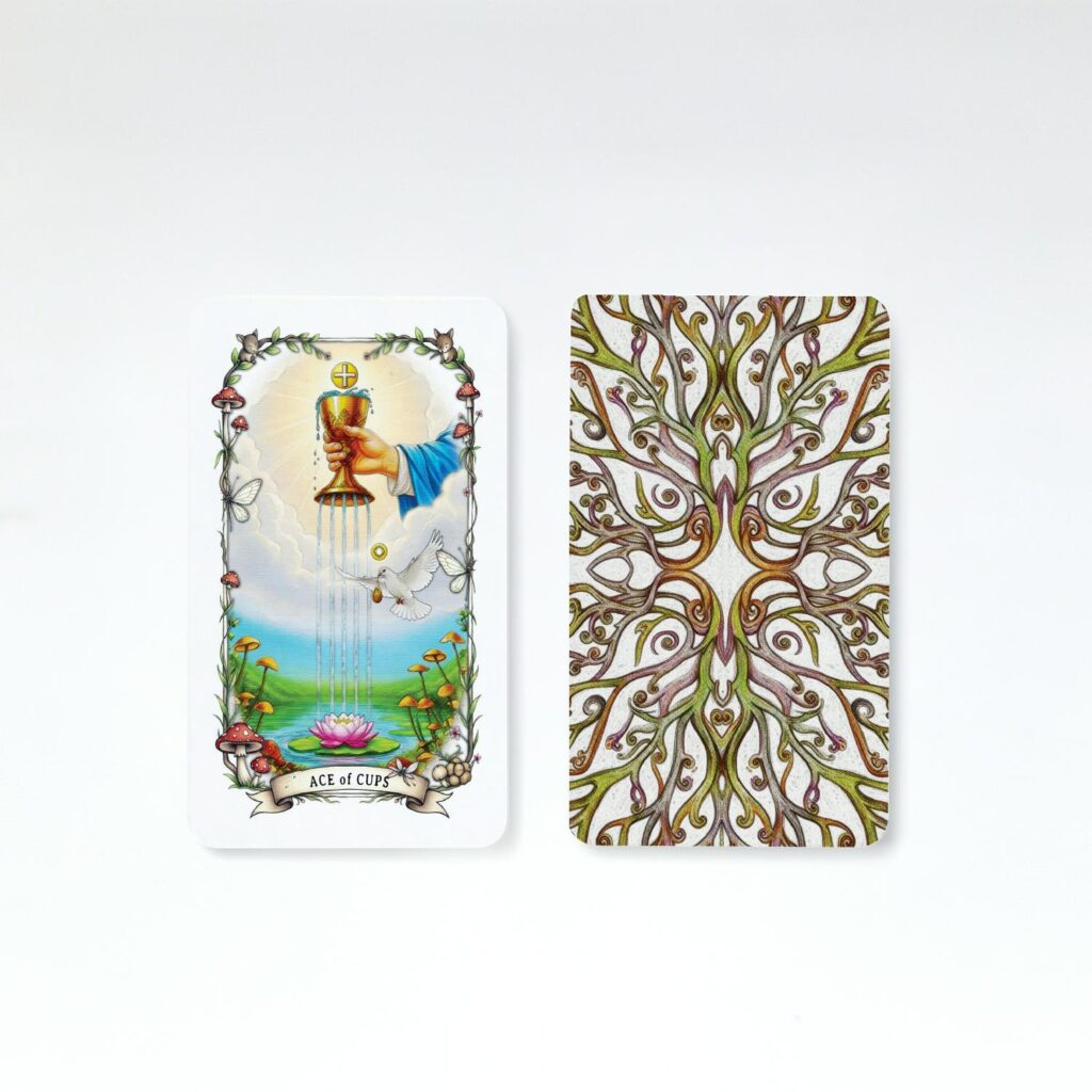 the mycelial path tarot deck – ps30/matte/velvet bag