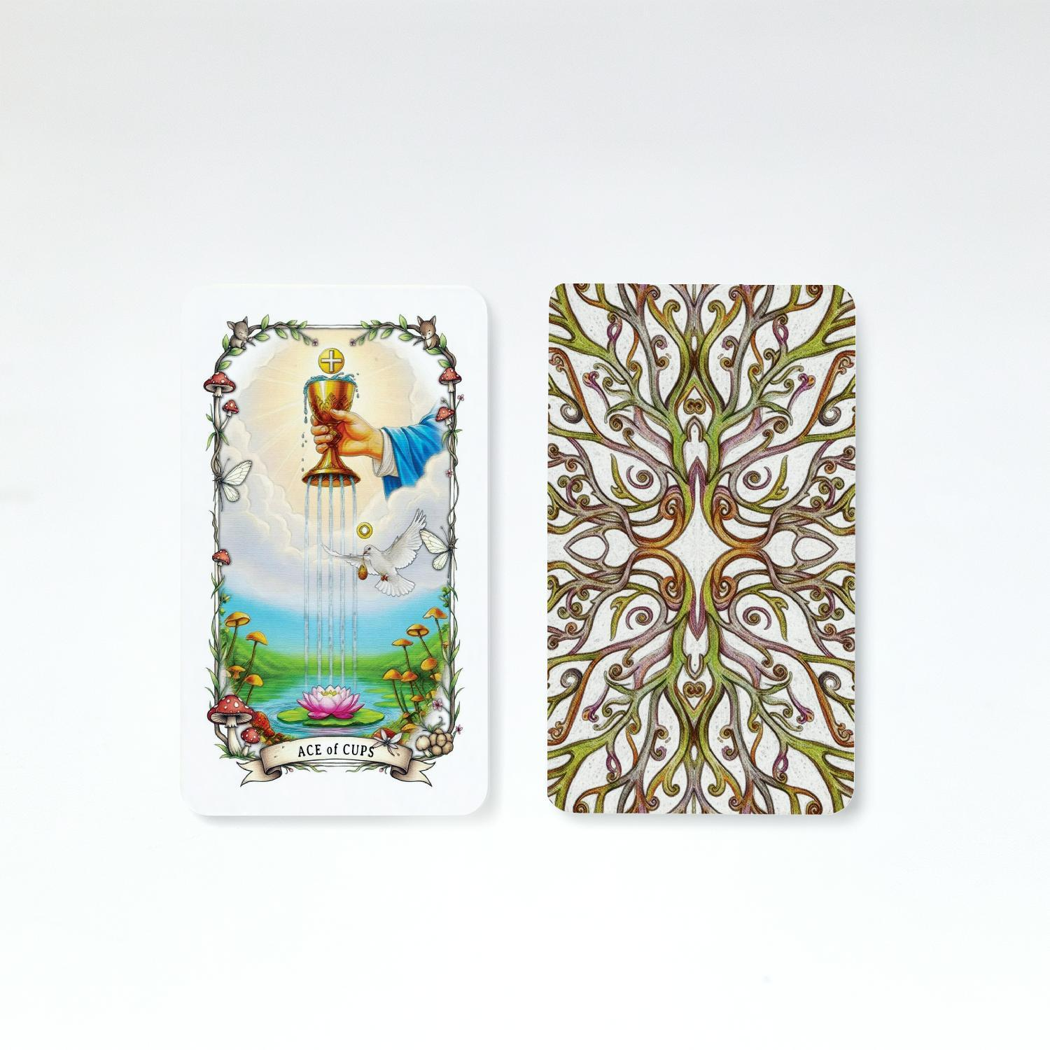 the mycelial path tarot deck – ps30/matte/shrink wrapped