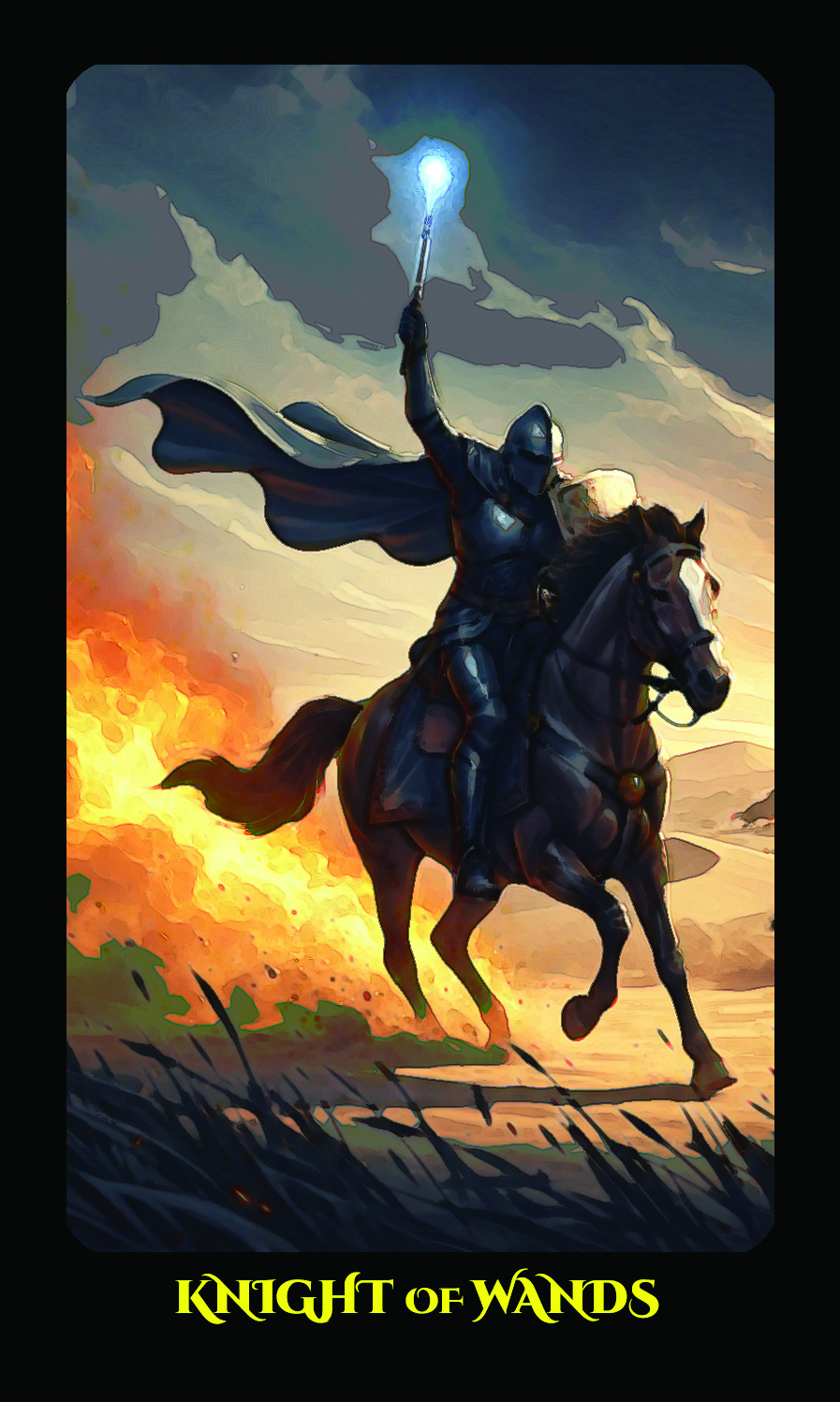 'black & gold' — 78 card digital tarot deck (print ready + web set)