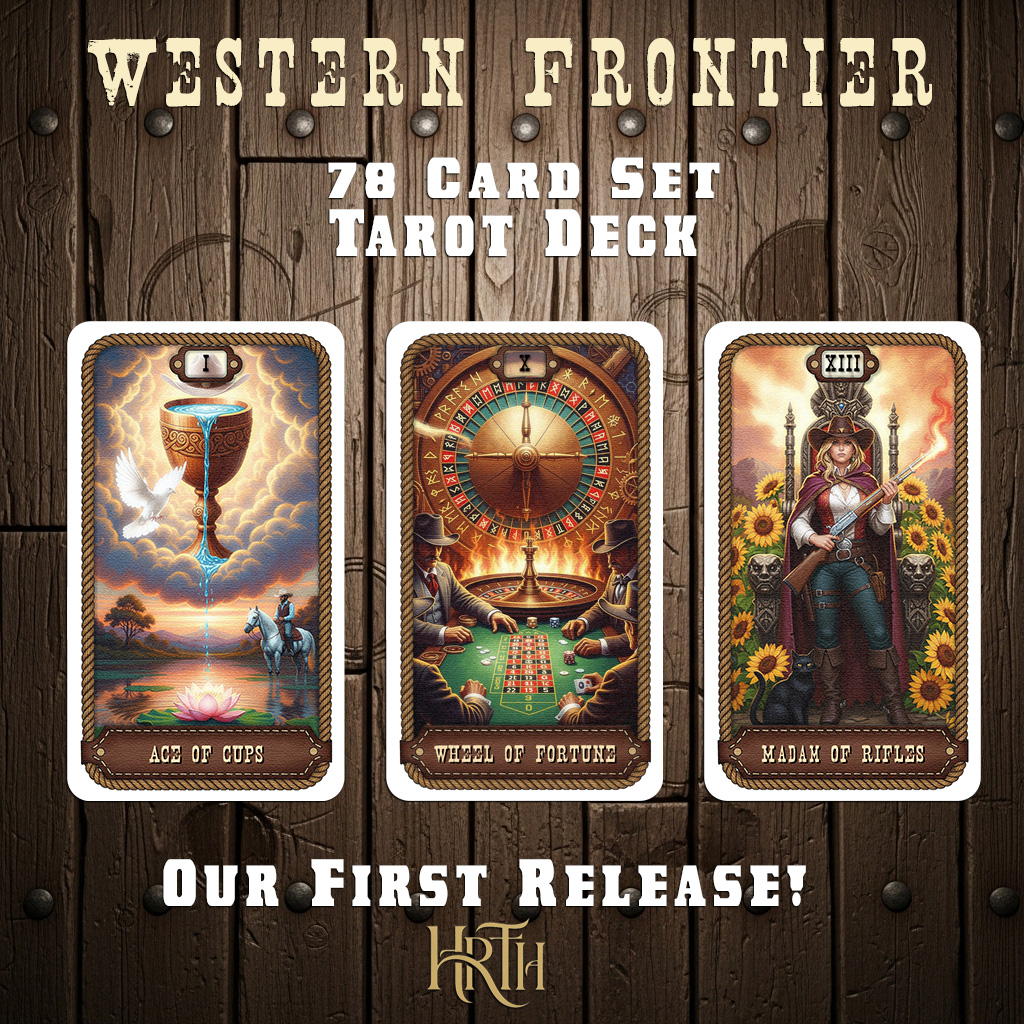 Western Frontier: a Harmony Rye 80 card Tarot Deck