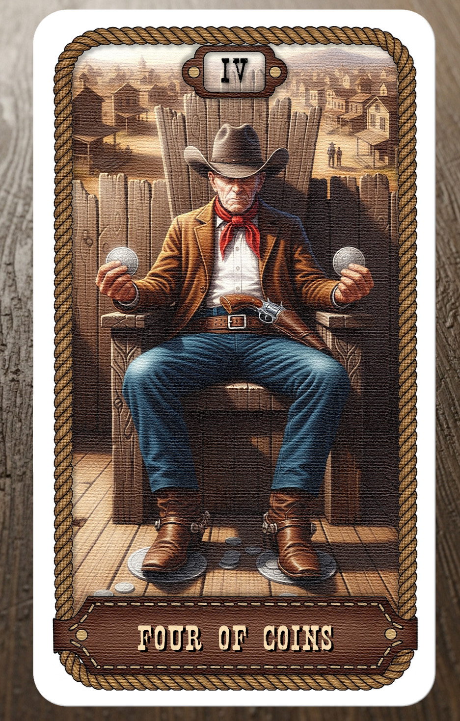 western frontier: a harmony rye 78 card tarot deck