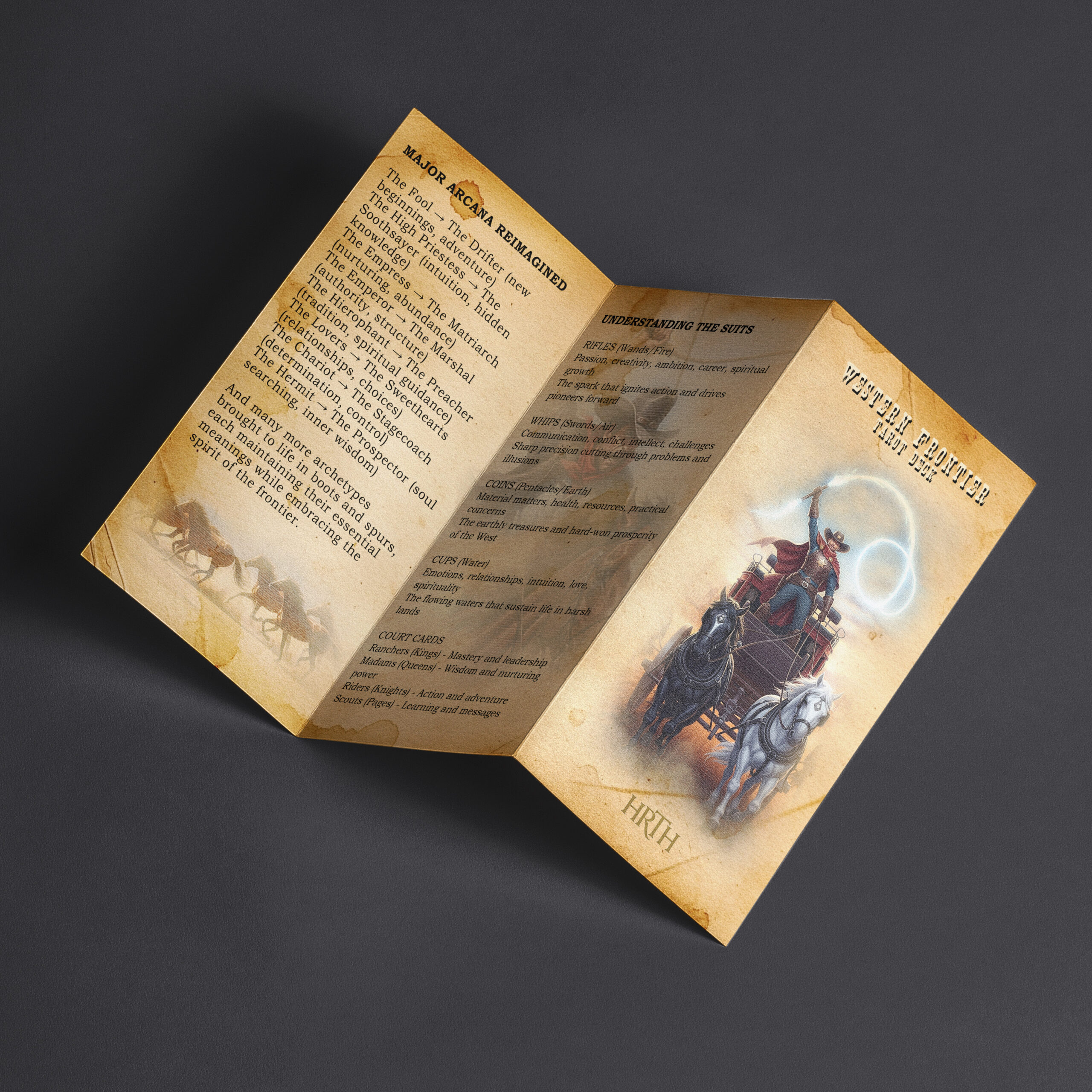 western frontier 78 card tarot deck